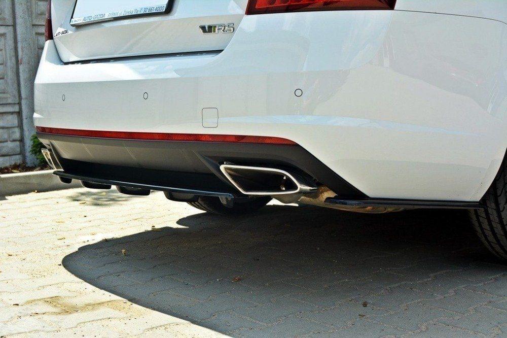 Seitliche Heck Diffusor Erweiterung für Skoda Octavia RS Mk3 / Mk3 FL von Maxton Design