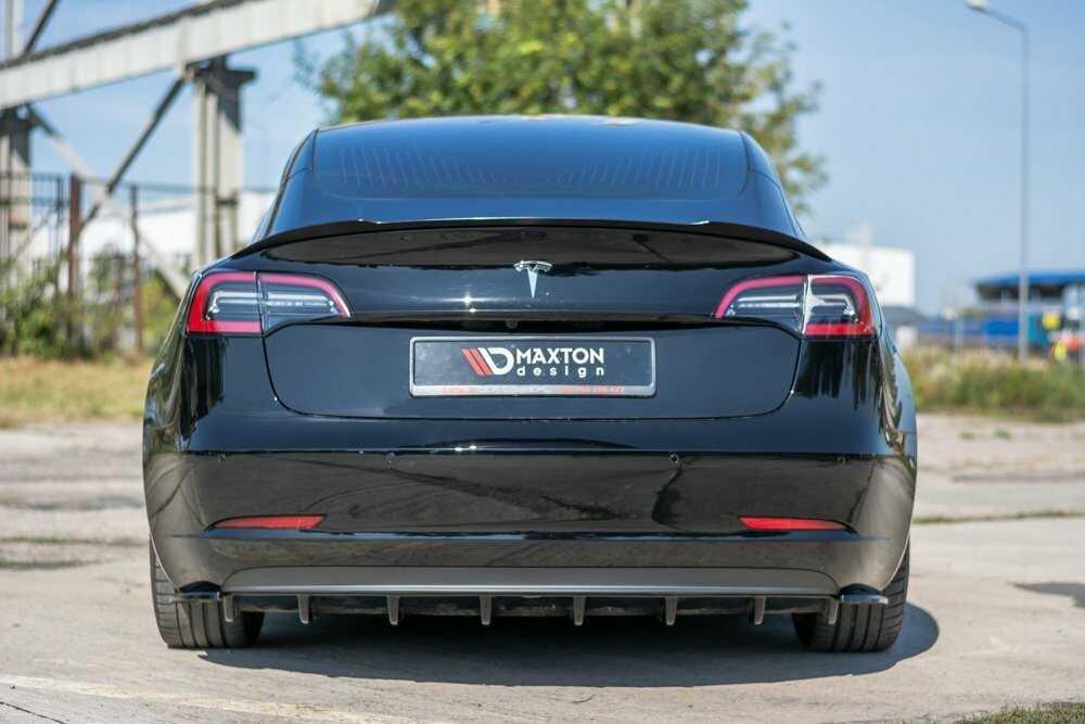 Seitliche Heck Diffusor Erweiterung für Tesla Model 3 von Maxton Design