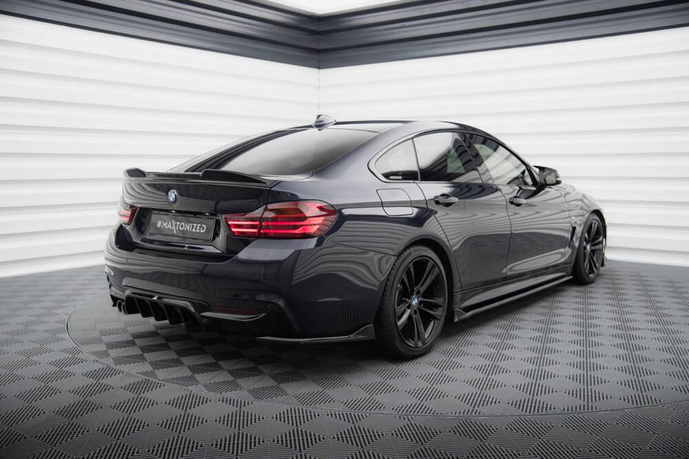 Seitliche Heck Diffusor Erweiterung V.1 für BMW 4 Gran Coupe F36 M-Paket von Maxton Design