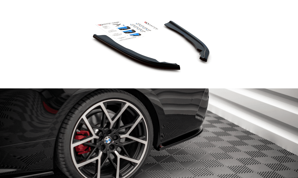 Seitliche Heck Diffusor Erweiterung für BMW 4er G22 M-Paket von Maxton Design