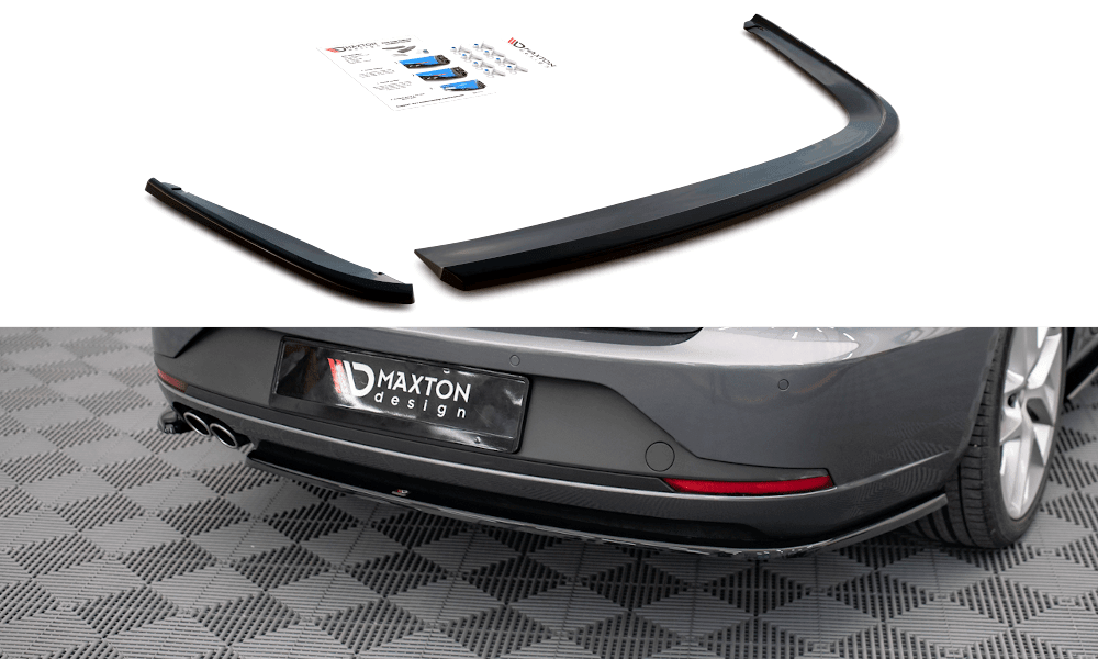 Seitliche Heck Diffusor Erweiterung V.1 für Seat Leon FR ST MK3 von Maxton Design