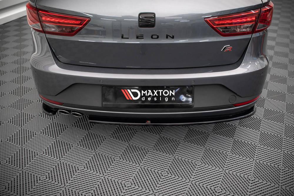 Seitliche Heck Diffusor Erweiterung V.1 für Seat Leon FR ST MK3 von Maxton Design