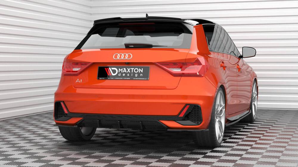 Seitliche Heck Diffusor Erweiterung V.2 für Audi A1 S-Line GB von Maxton Design