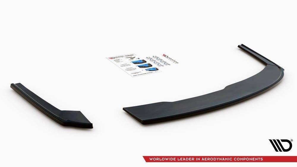 Seitliche Heck Diffusor Erweiterung V.2 für Audi A4 B9 8W S-Line von Maxton Design