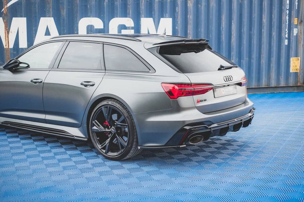 Seitliche Heck Diffusor Erweiterung V.2 für Audi RS6 C8 von Maxton Design