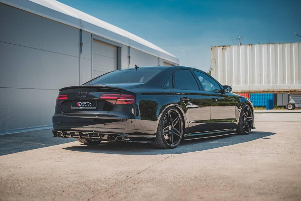 Seitliche Heck Diffusor Erweiterung V.2 für Audi S8 4H Facelift von Maxton Design