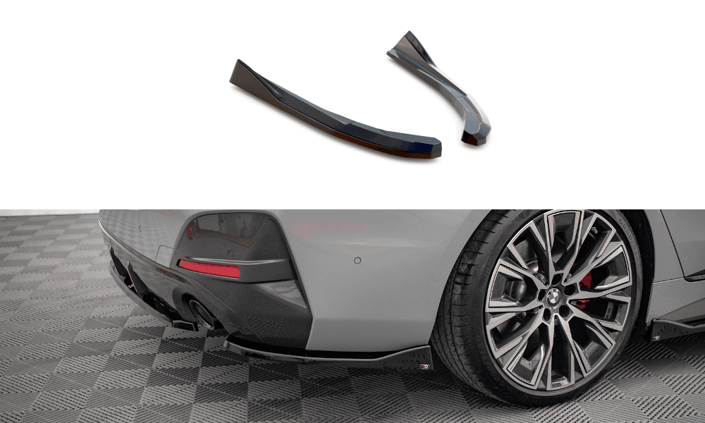 Seitliche Heck Diffusor Erweiterung V.2 für BMW 4er Gran Coupe M-Paket G26 von Maxton Design