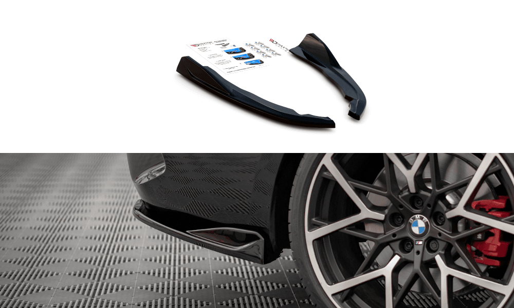 Seitliche Heck Diffusor Erweiterung V.2 für BMW 4er G22 M-Paket von Maxton Design