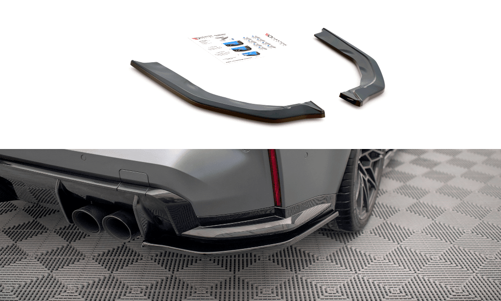 Seitliche Heck Diffusor Erweiterung V.2 für BMW M3 G80 von Maxton Design