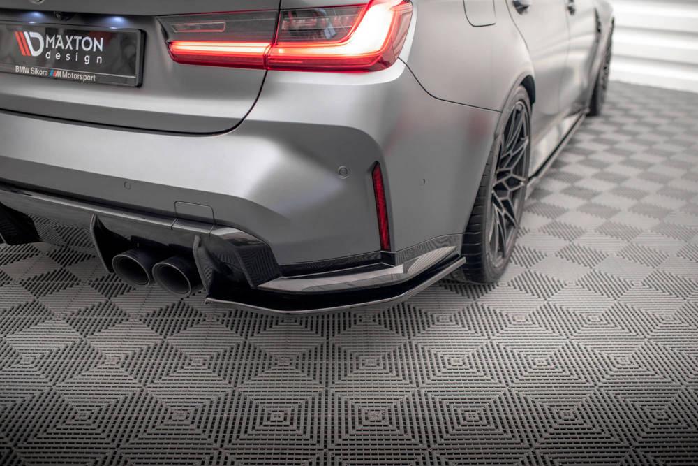 Seitliche Heck Diffusor Erweiterung V.2 für BMW M3 G80 von Maxton Design