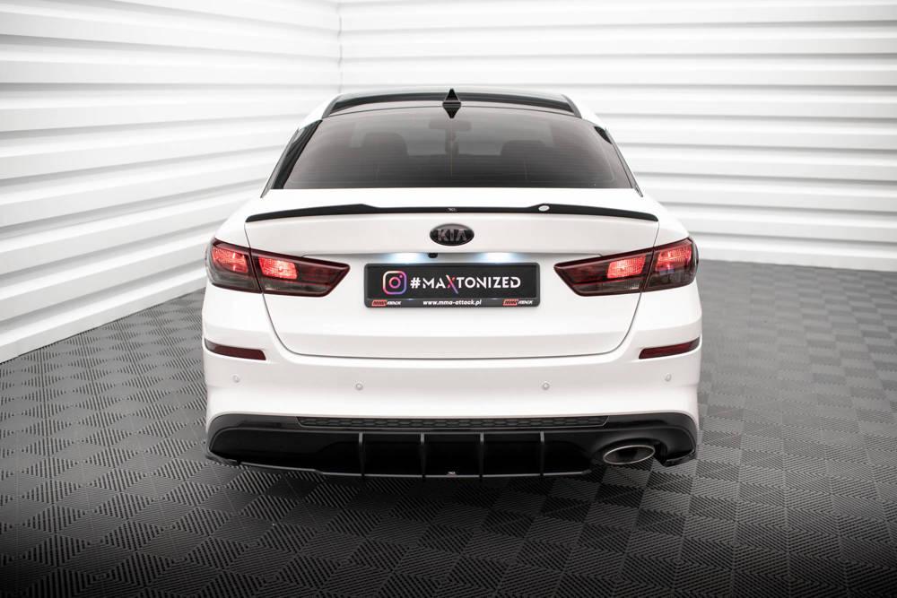 Seitliche Heck Diffusor Erweiterung V.2 für Kia Optima MK4 Facelift von Maxton Design