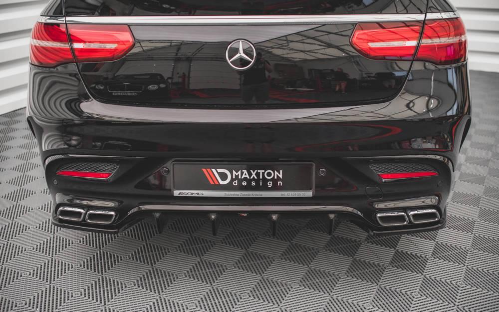 Seitliche Heck Diffusor Erweiterung V.2 für Mercedes-Benz GLE Coupe 63AMG C292 von Maxton Design