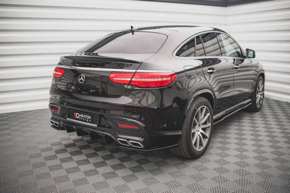 Seitliche Heck Diffusor Erweiterung V.2 für Mercedes-Benz GLE Coupe 63AMG C292 von Maxton Design