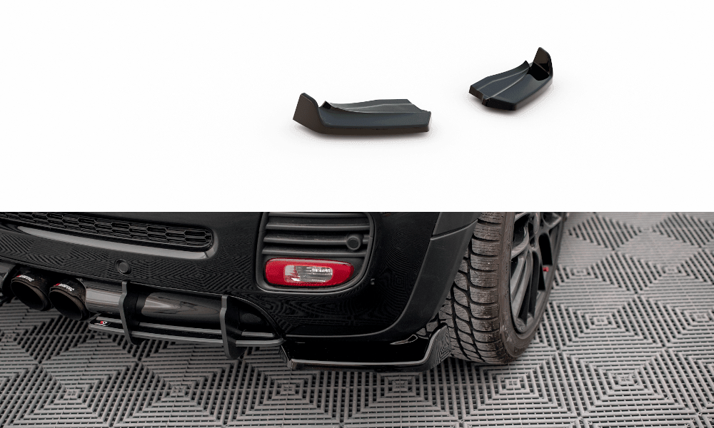 Seitliche Heck Diffusor Erweiterung V.2 für Mini Cooper JCW R56 von Maxton Design