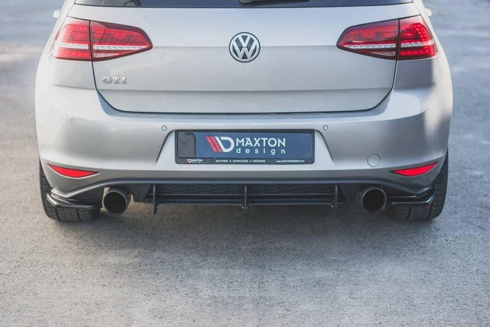 Seitliche Heck Diffusor Erweiterung V.2 für VW Golf 7 GTI von Maxton Design