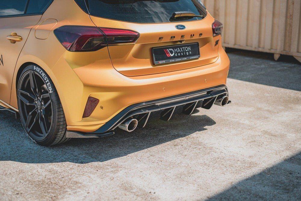 Seitliche Heck Diffusor Erweiterung V.3 für Ford Focus ST MK4 von Maxton Design