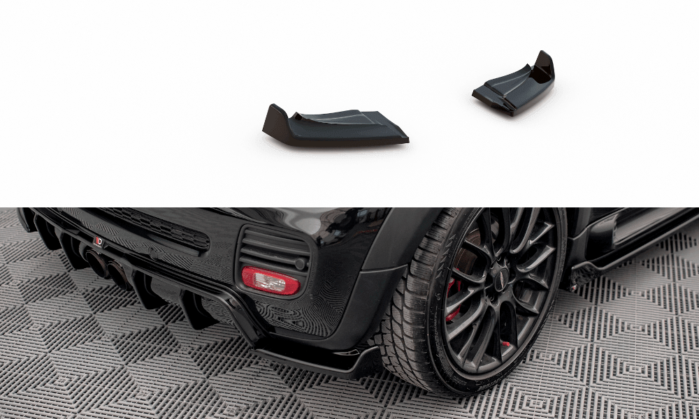 Seitliche Heck Diffusor Erweiterung V.3 für Mini Cooper JCW R56 von Maxton Design