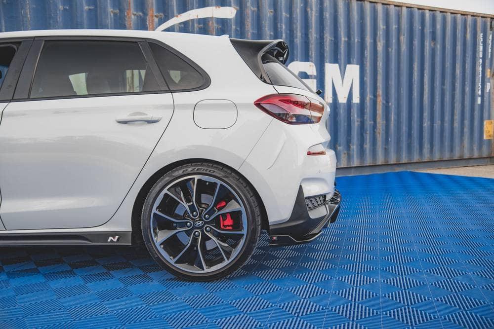 Seitliche Heck Diffusor Erweiterung V.4 für Hyundai I30 N MK3 Hatchback/Fastback von Maxton Design