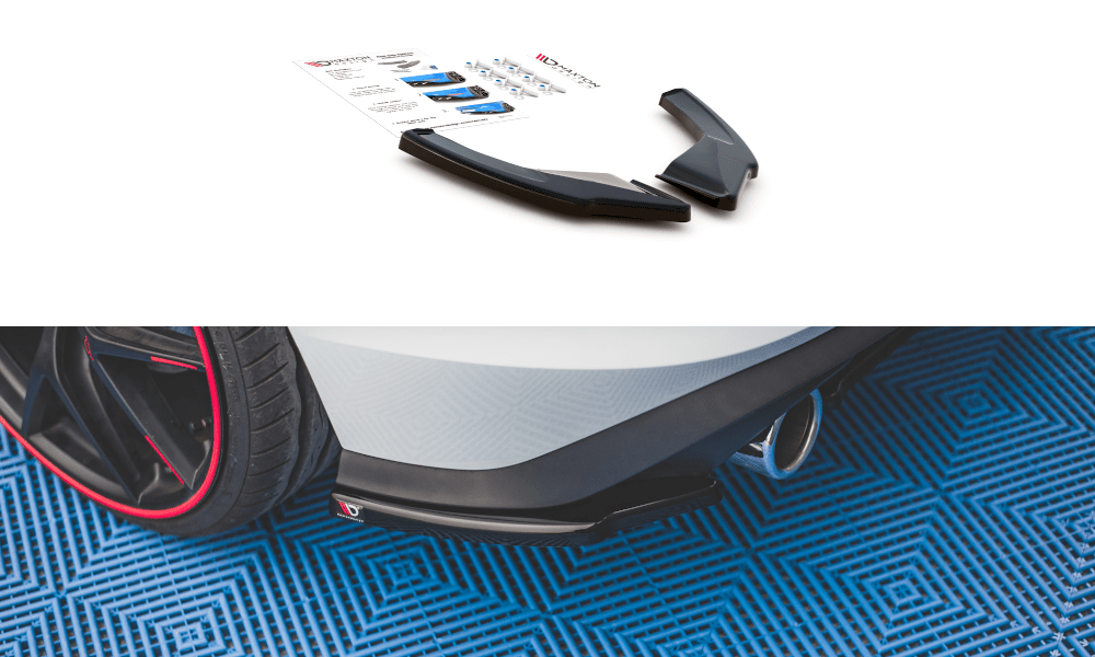 Estensione del diffusore posteriore laterale per VW Golf 8 GTI di Maxton Design