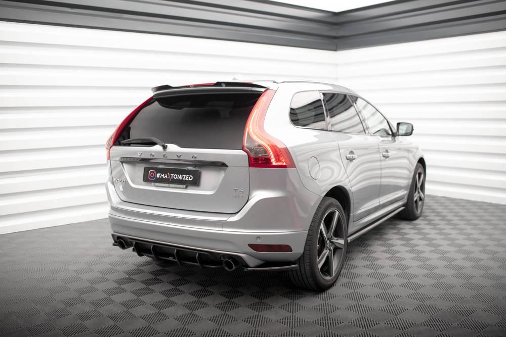 Seitliche Heck Diffusor Erweiterung für Volvo XC60 R-Design MK1 Facelift von Maxton Design