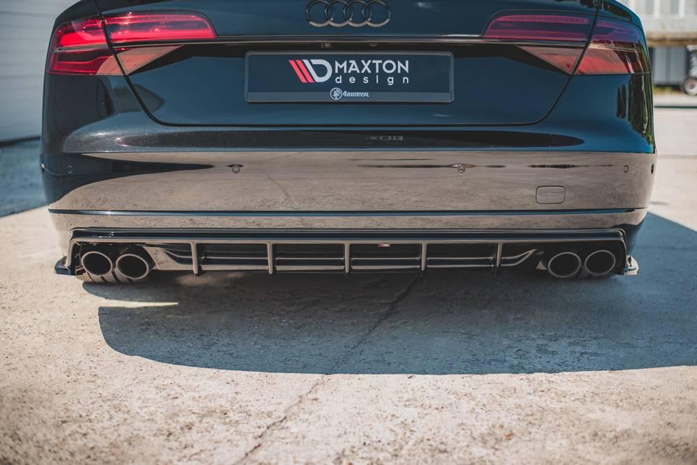 Heck Diffusor für Audi S8 4H Facelift von Maxton Design