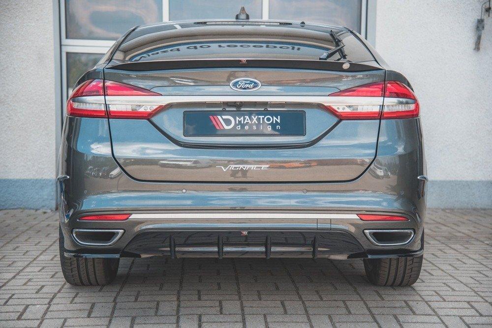 Zentraler Hinterer Splitter für Ford Mondeo Vignale MK5 Facelift von Maxton Design