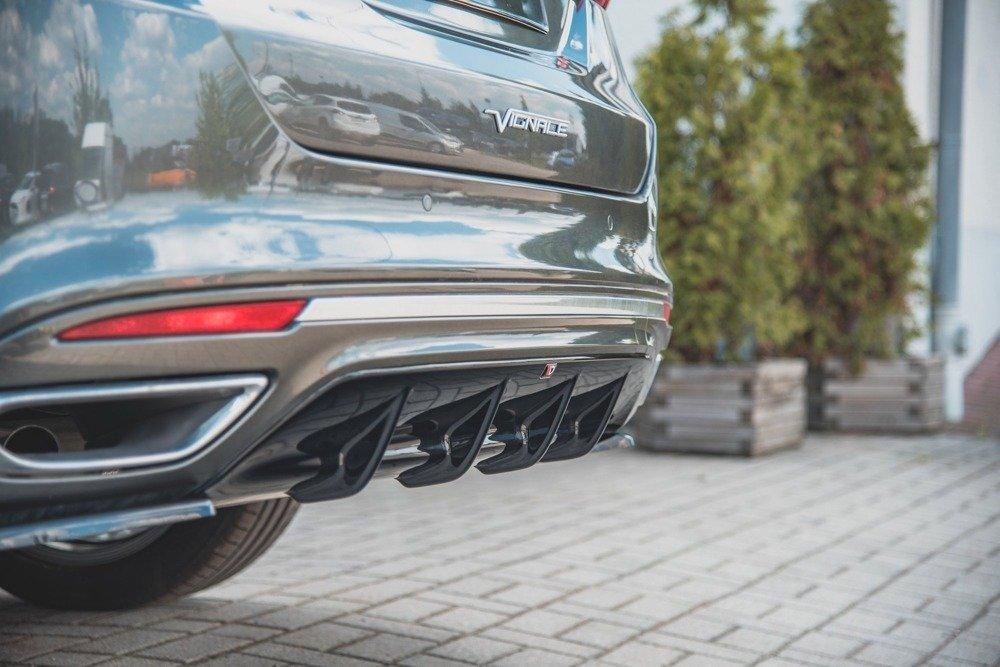 Zentraler Hinterer Splitter für Ford Mondeo Vignale MK5 Facelift von Maxton Design