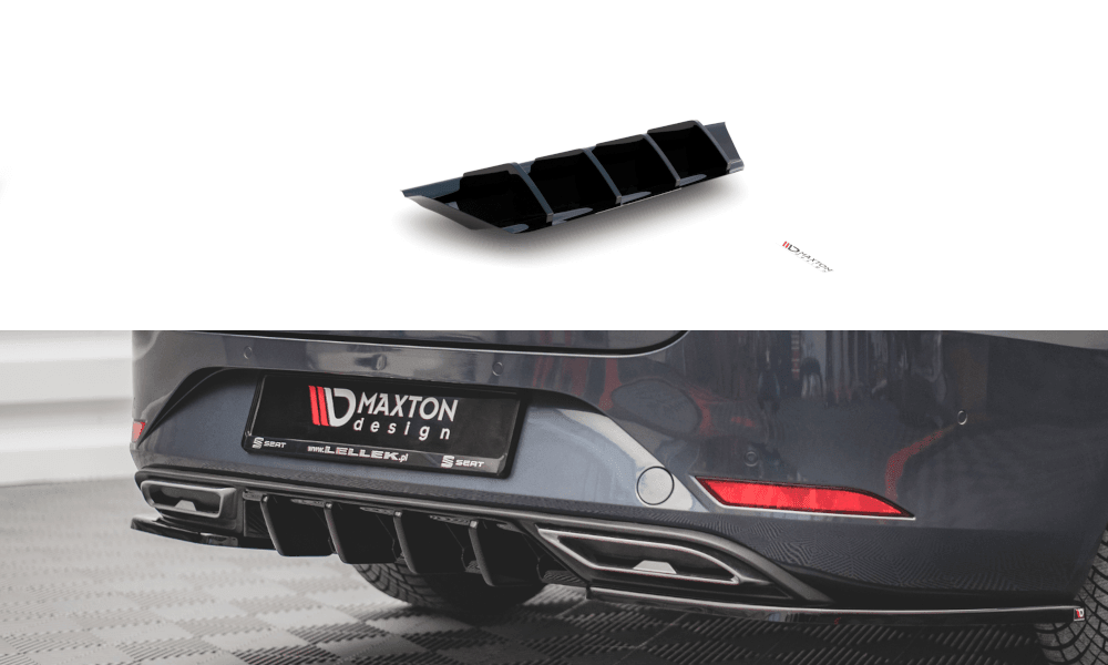 Heck Diffusoransatz für Cap Seat Leon FR ST Mk4 von Maxton Design