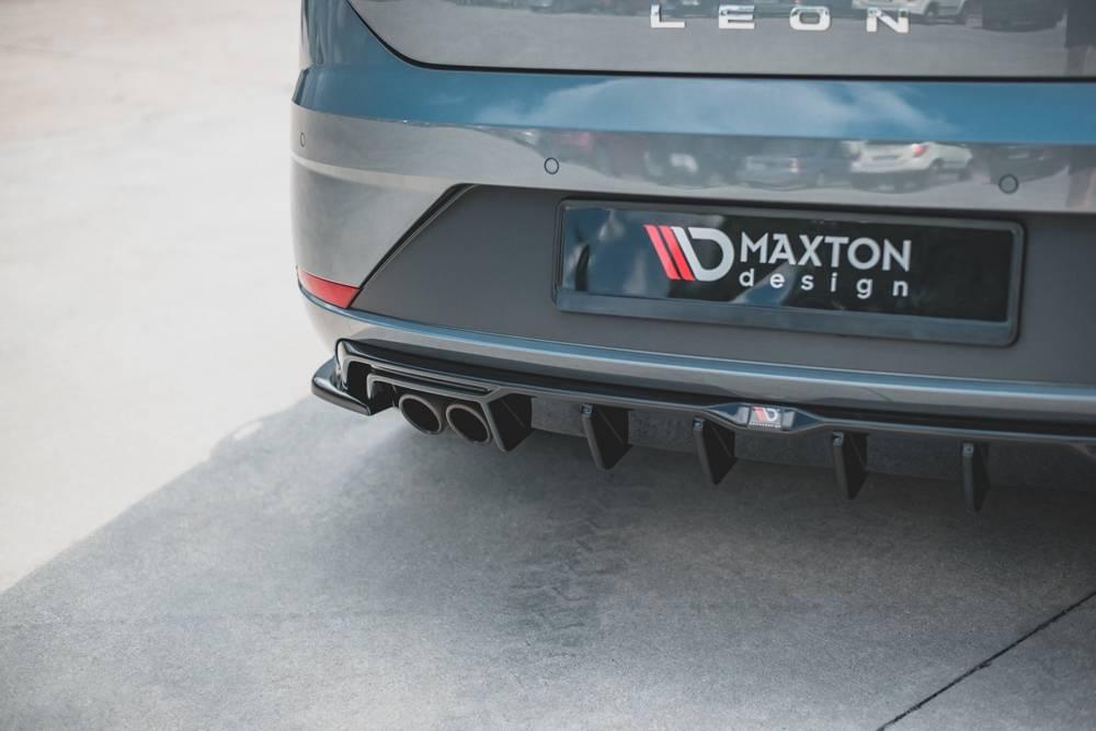 Heck Diffusoransatz für Seat Leon Mk3 FR Facelift  von Maxton Design