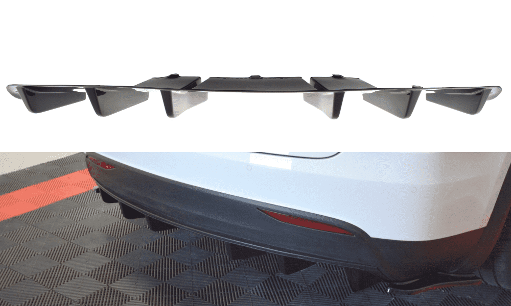 Heck Diffusor für Tesla Model X von Maxton Design