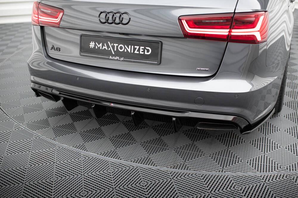 Heckdiffusor V.2 für Audi A6 / A6 S-Line C7 Facelift von Maxton Design