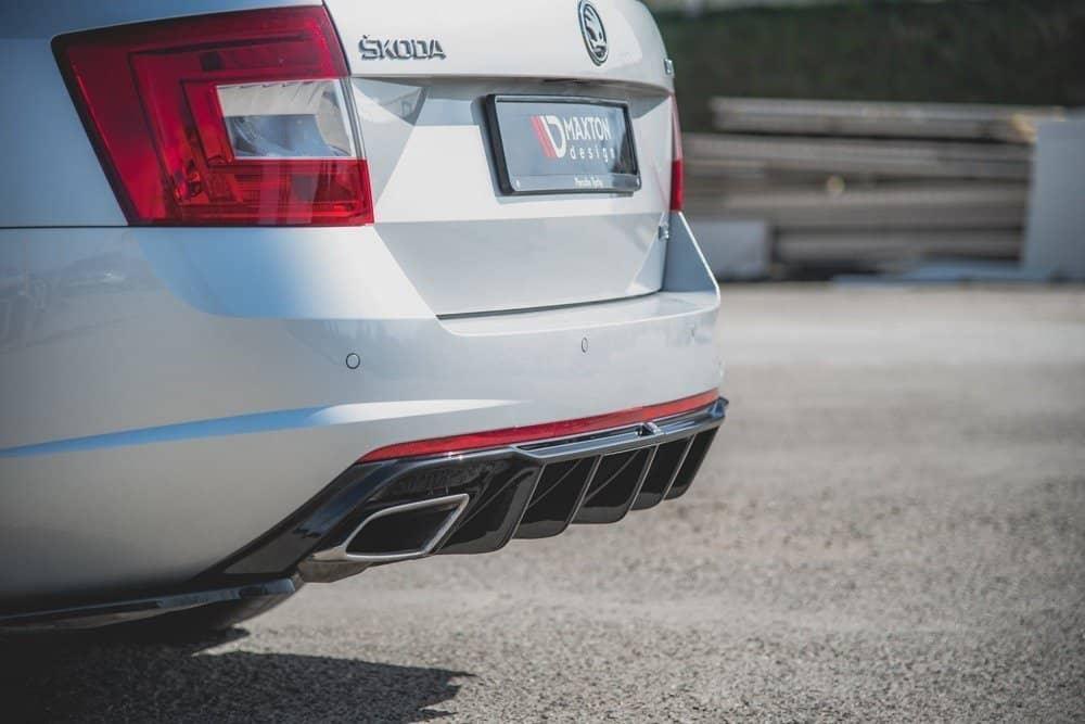 Heck Diffusor V.2 für Skoda Octavia RS MK3 Benziner von Maxton Design