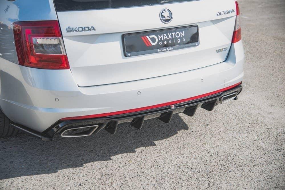 Heck Diffusor V.2 für Skoda Octavia RS MK3 Benziner von Maxton Design