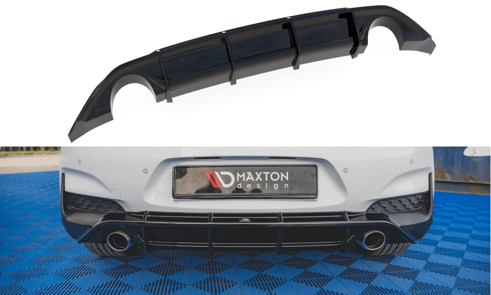 Heck Diffusor Erweiterung für Hyundai I30 N MK3 Hatchback von Maxton Design