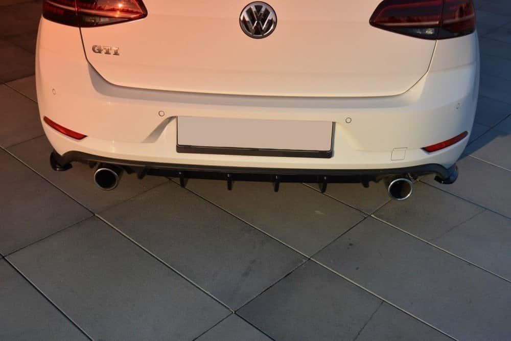 Zentraler hinterer Splitter für VW Golf 7 GTI Facelift von Maxton Design