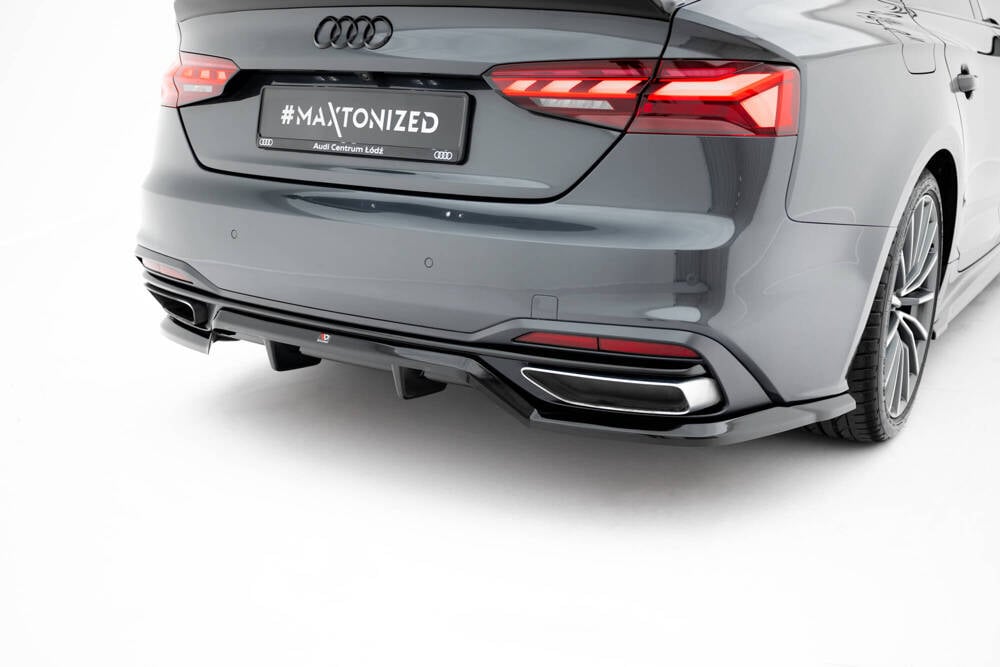 Zentraler Hinterer Splitter für Audi A5 F5 Facelift von Maxton Design