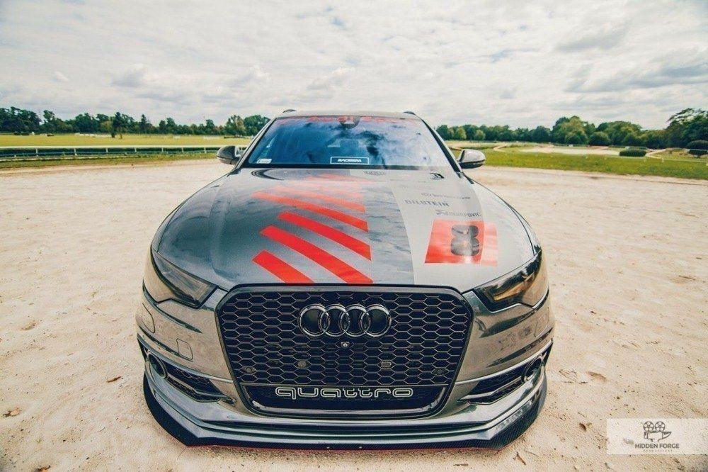 Hybrid Front Splitter / Cup Schwert für Audi S6 / A6 S-Line C7 VFL von Maxton Design