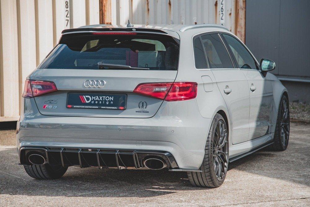 Seitliche Heck Diffusor Erweiterung Racing für Audi RS3 8V Sportback von Maxton Design