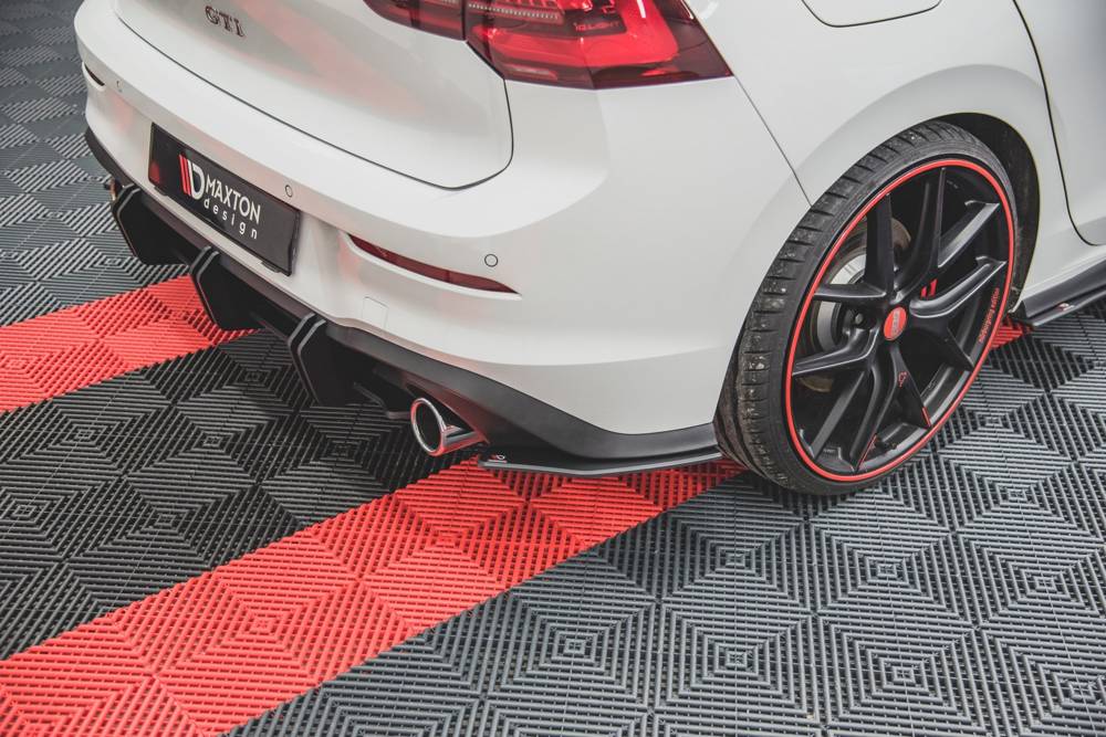 Seitliche Heck Diffusor Erweiterung Racing für VW Golf 8 GTI von Maxton Design