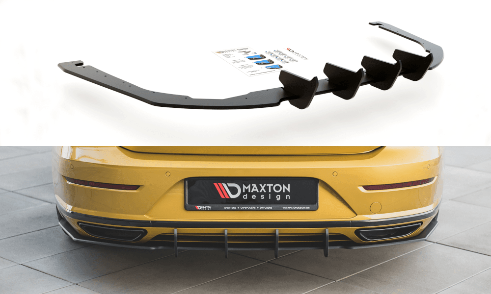 Zentraler Hinterer Splitter für Audi A5 F5 S-Line Facelift von Maxton Design