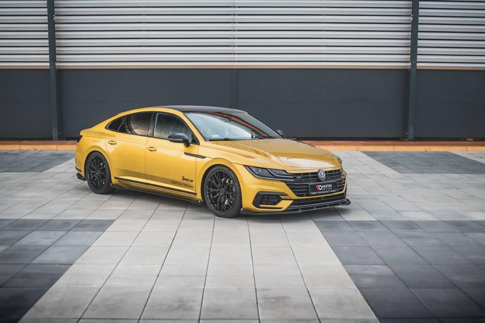 Seitenschweller Erweiterung Racing mit Flaps für VW Arteon R-Line 3H von Maxton Design