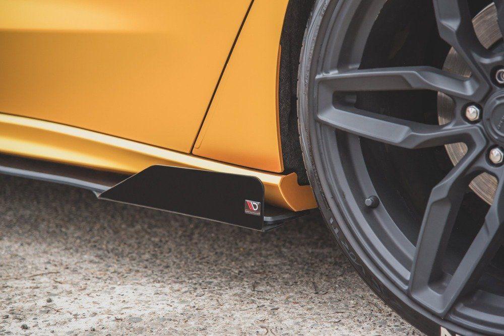 Seitenschweller Erweiterung Racing mit Flaps für Ford Focus ST MK4 von Maxton Design