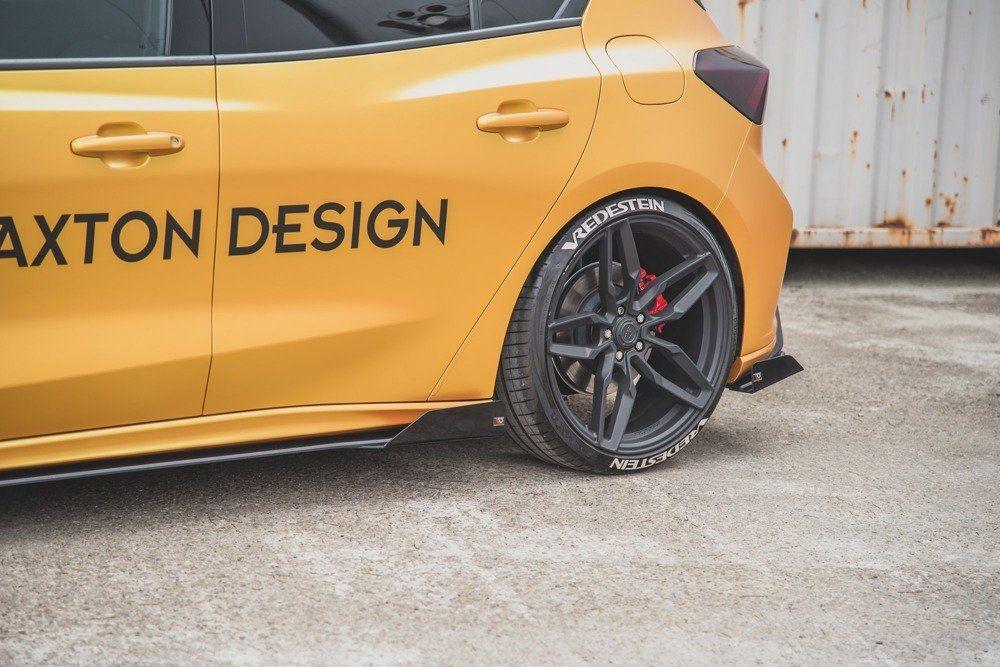 Seitenschweller Erweiterung Racing mit Flaps für Ford Focus ST MK4 von Maxton Design