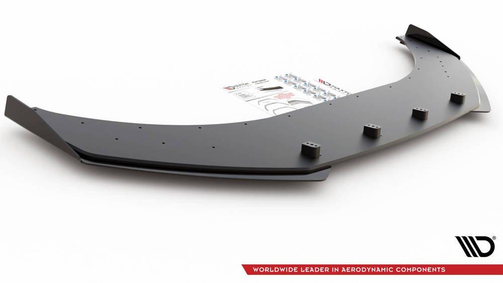 Front Lippe / Front Splitter / Frontansatz Racing mit Flaps für VW Arteon R-Line 3H von Maxton Design