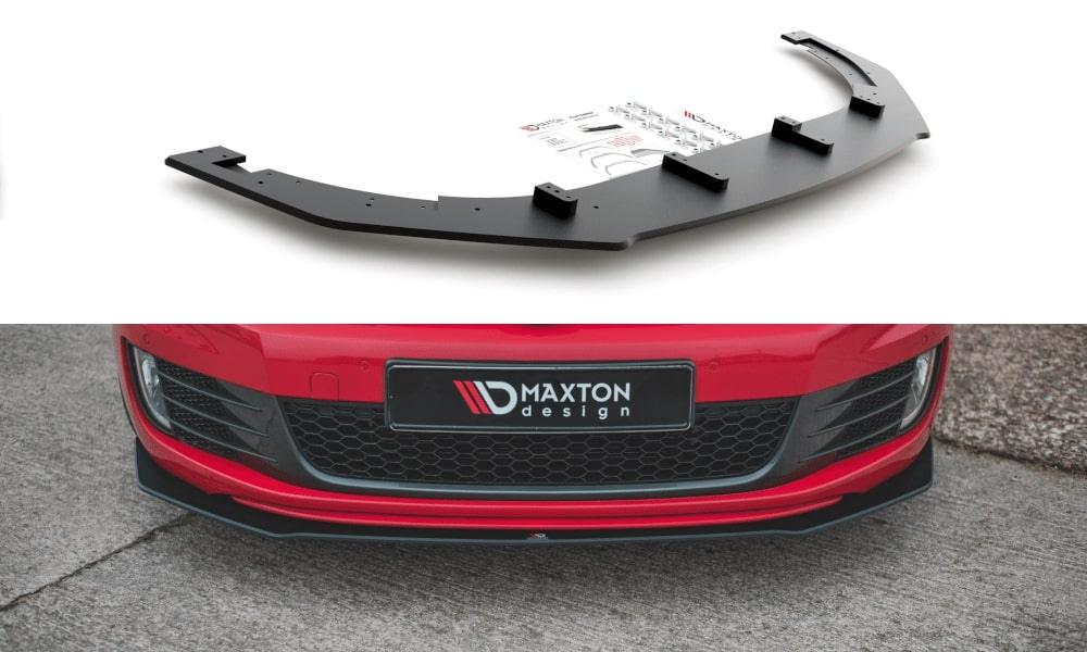 Front Lippe / Front Splitter / Frontansatz V.2 für VW Golf 6 GTI von Maxton Design