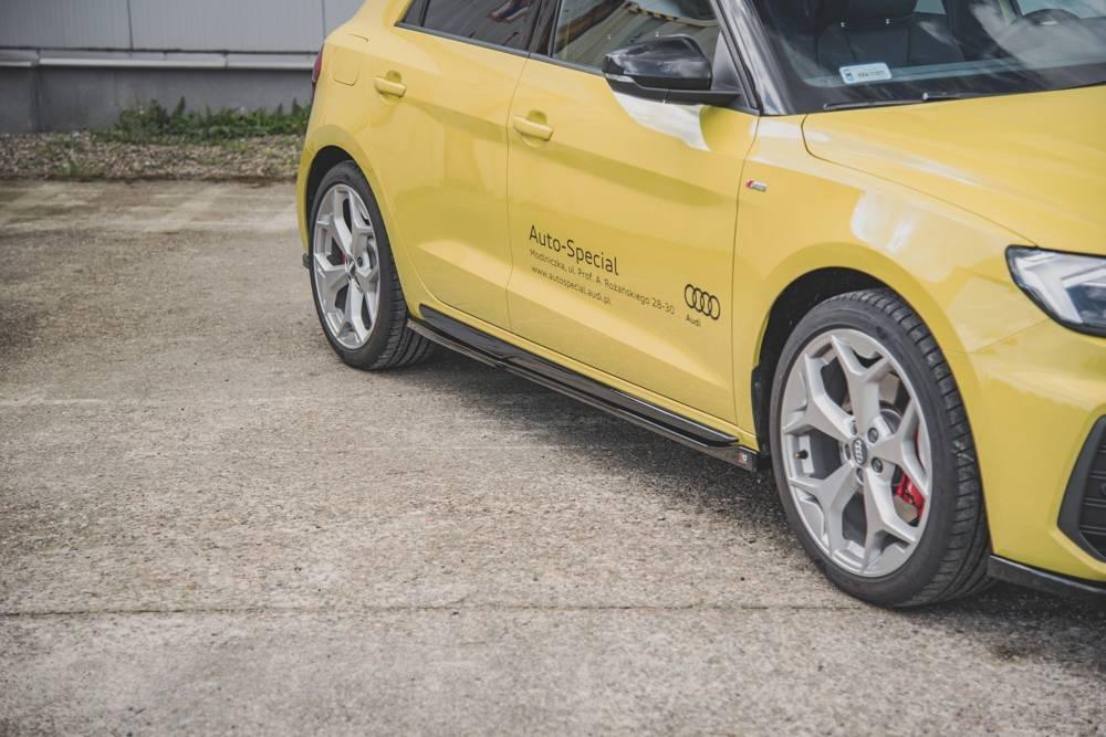 Seitenschweller Erweiterung für Audi A1 S-Line GB von Maxton Design