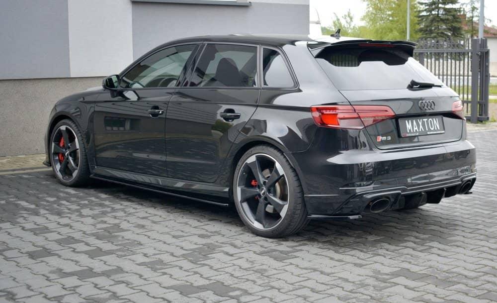 Side skirt extension for Audi RS3 8V FL Sportback from Maxton Design 