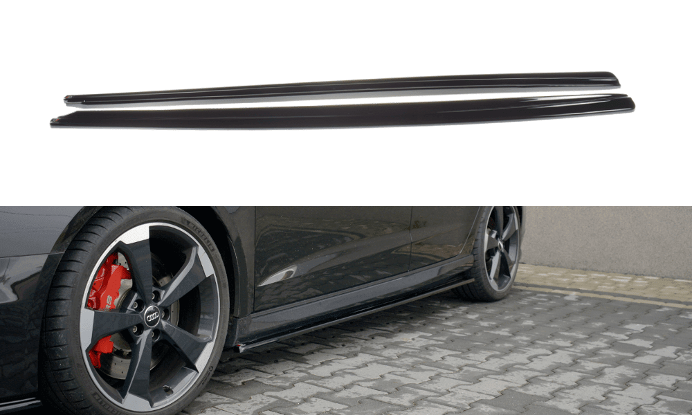 Side skirt extension for Audi RS3 8V FL Sportback from Maxton Design 