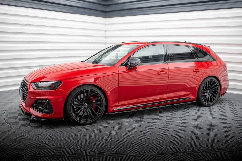 Seitenschweller Erweiterung für AUDI RS4 Avant B9 von Maxton Design