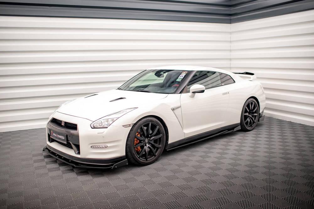 Seitenschweller Erweiterung mit Flaps für Nissan GTR R35 Facelift von Maxton Design